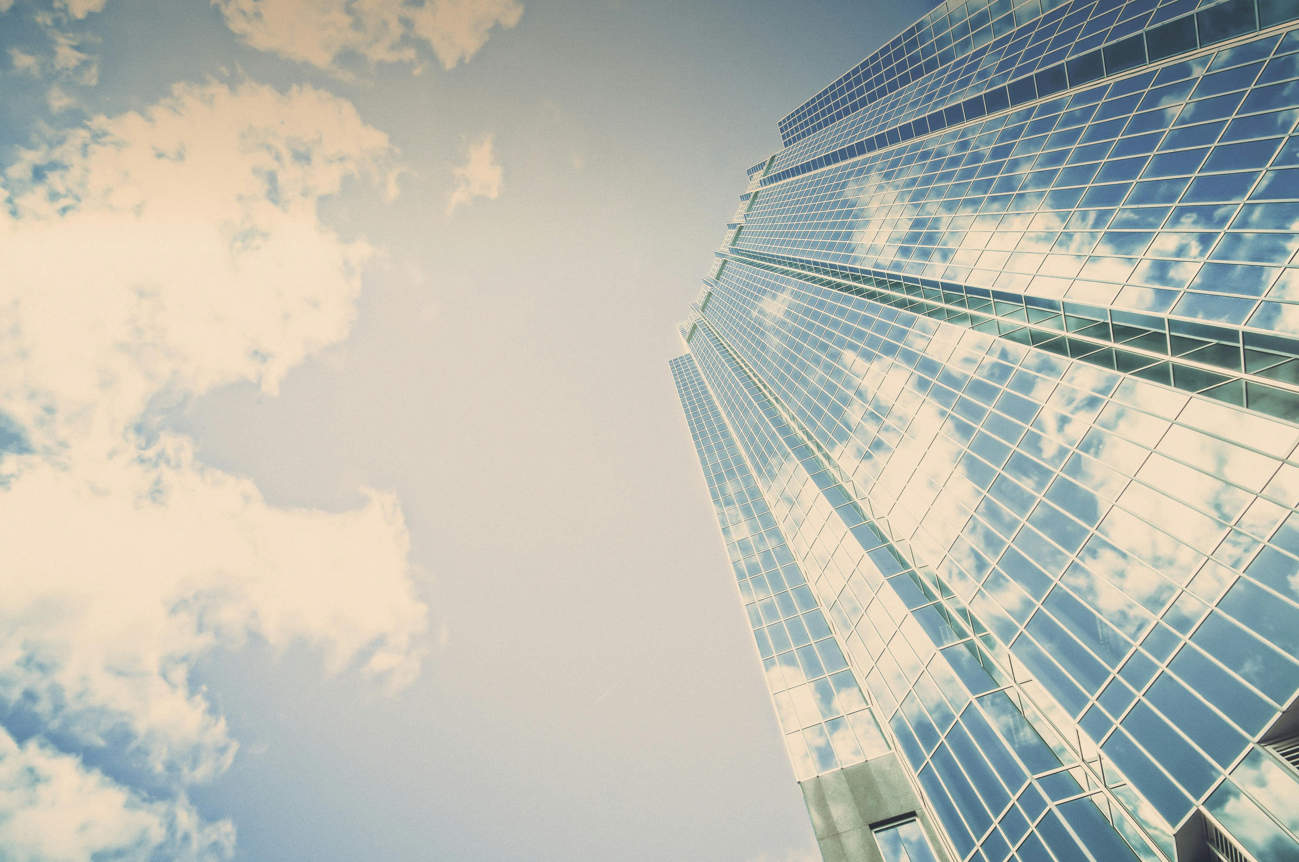 Modern glass skyscraper